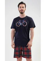 Pánské pyžamo šortky Old bike