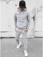 FashionStreet pánské světle šedé tepláky AX0625 FashionStreet pánské světle šedé tepláky AX0625