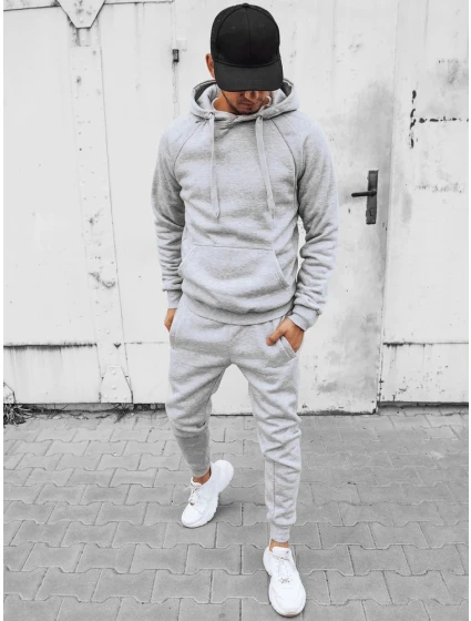 FashionStreet pánské světle šedé tepláky AX0625 FashionStreet pánské světle šedé tepláky AX0625