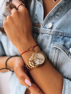 Náramek HEARTBEAT červený FashionStreet LY0073