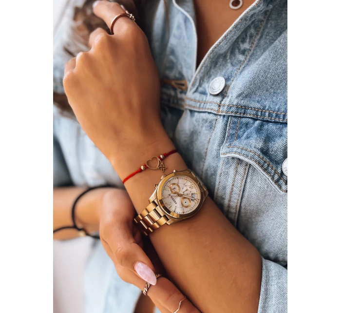 Náramek HEARTBEAT červený FashionStreet LY0073