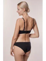 Mefemi Amelia push-up podprsenka s kosticemi Černá