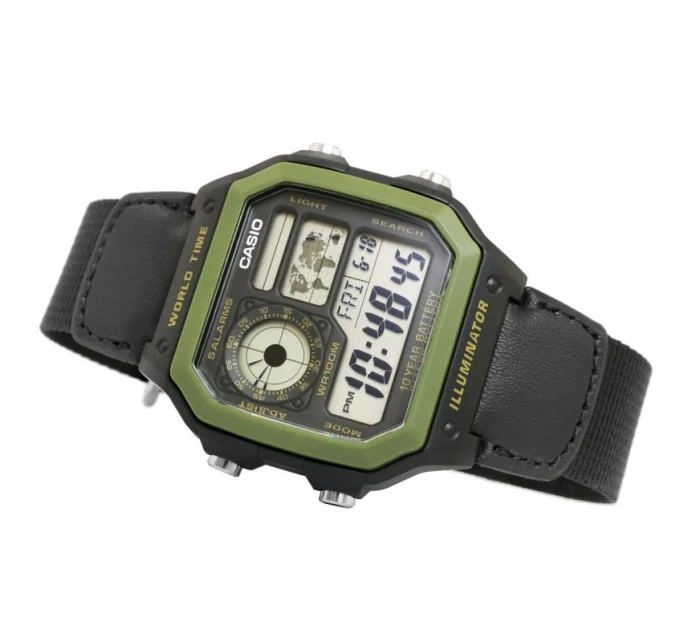 Hodinky CASIO AE-1200WHB-1 + krabice Hodinky CASIO AE-1200WHB-1 + krabice