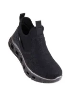 Rieker W RKR616 černá nazouvací pohodlná kotníková obuv