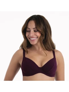 Style Celine Top Bikini - horní díl 8846-1 bordová - RosaFaia