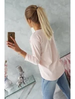 Halenka s potiskem Original powder pink