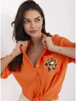 Koszula DHJ KS  pomarańczowy model 21129503 - FPrice