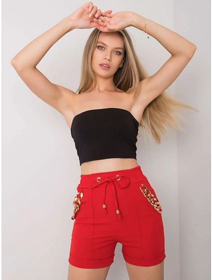 Šortky DHJ SN model 15734000 červená - FPrice