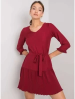 Šaty LK SK 507733.80P kaštanová