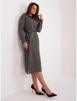 Šaty LK SK 509479.41 tmavě šedé Šaty LK SK 509479.41 tmavě šedé