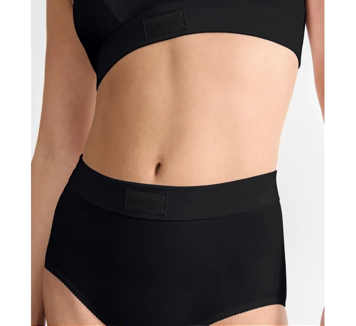 sloggi Double Comfort T Maxi 2P - BLACK - SLOGGI BLACK - SLOGGI