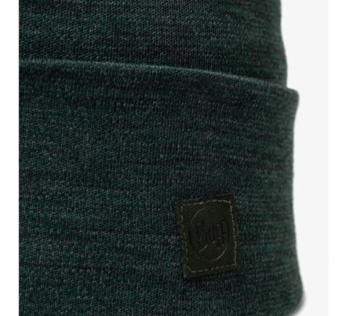 BUFF MERINO HEAVYWEIGHT BEANIE SOLID FOREST Čepice s kapucí