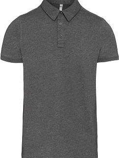 K Pánské žerzejové polo 20.K grey heather model 22507179 - Kariban