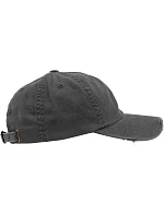6 panelová bavlněná keprová kšiltovka dark grey model 22482512 - Flexfit