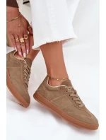 Dámské semišové sneakersy Big Star model 21705779 HIPOLY SYSTEM Béžové - Big Star Shoes Dámské semišové sneakersy Big Star model 21705779 HIPOLY SYSTEM Béžové - Big Star Shoes