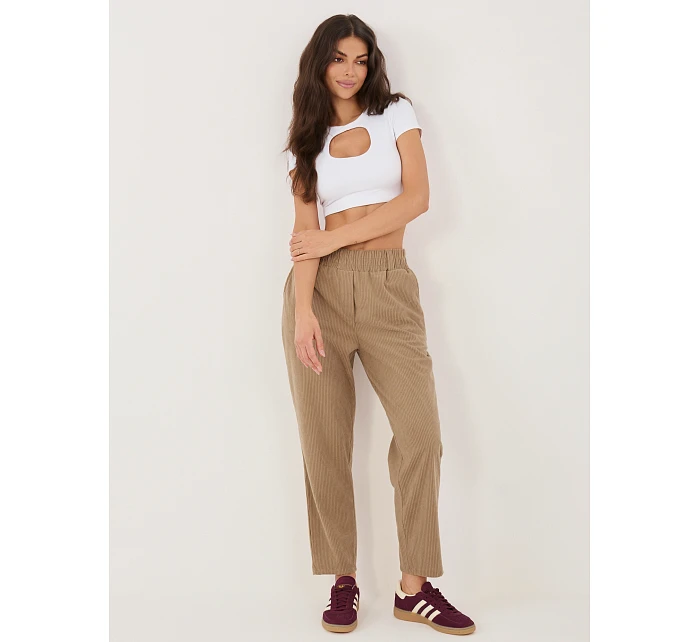Spodnie RV SP model 22109717 ciemny bezowy - FPrice Spodnie RV SP model 22109717 ciemny bezowy - FPrice