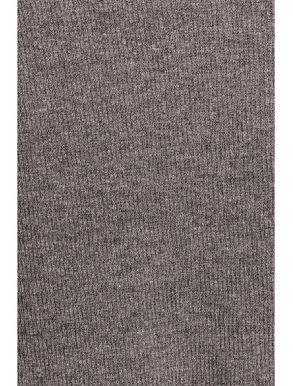 Zavinovací šaty z úpletu šedý melír model 20515124 - Moe