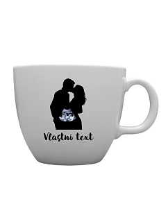 Personalizovaný MEGA XXL keramický hrnek 1000 ml s párem a ultrazvukem