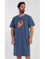Pánská noční košile s krátkým rukávem model 21362744 - Vienetta MAN