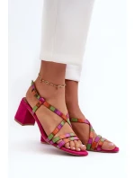 Sandály na podpatku model 198795 Step in style Sandály na podpatku model 198795 Step in style