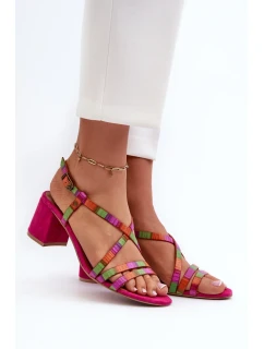 Sandály na podpatku model 198795 Step in style