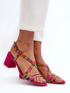 Sandály na podpatku  model 198795 Step in style