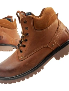 Wrangler Yuma pánské boty sable boots smart leather hnědá bílá