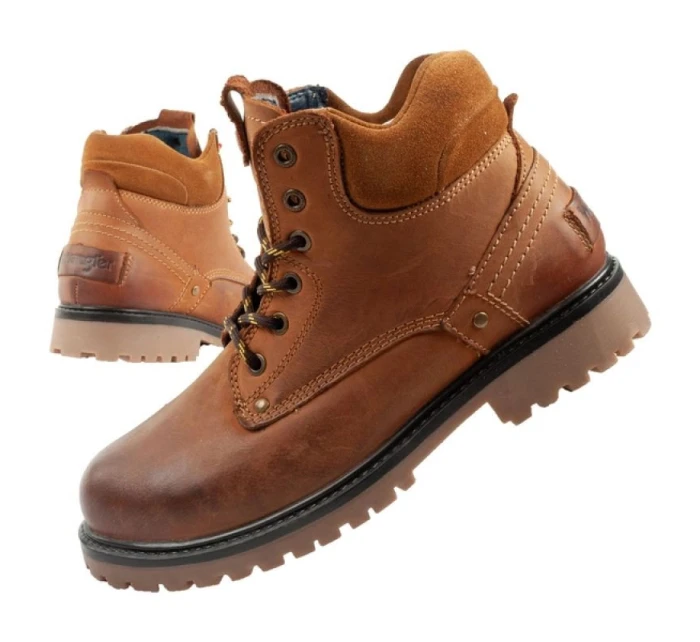 pánské boty boots smart leather hnědá bílá model 21420801 - Wrangler