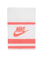 Nike NK Nsw Everyday Essential CR ponožky 3 páry bílé DX5089 100