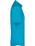 Daiber JN 679 Popelínová halenka s krátkým rukávem 02.0679 turquoise Daiber JN 679 Popelínová halenka s krátkým rukávem 02.0679 turquoise