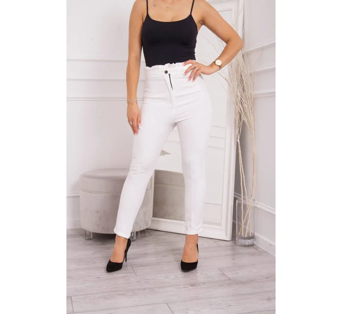 Kalhoty Edge ecru Kalhoty Edge ecru