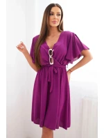 Šaty s překládaným výstřihem fango