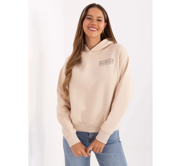 Bluza model 21319906 jasny beżowy - FPrice Bluza model 21319906 jasny beżowy - FPrice