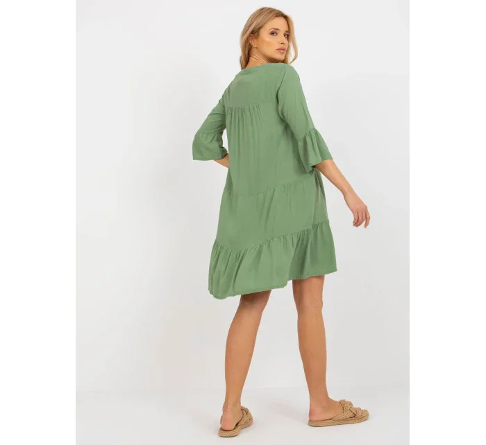 Šaty D73761M30214C khaki