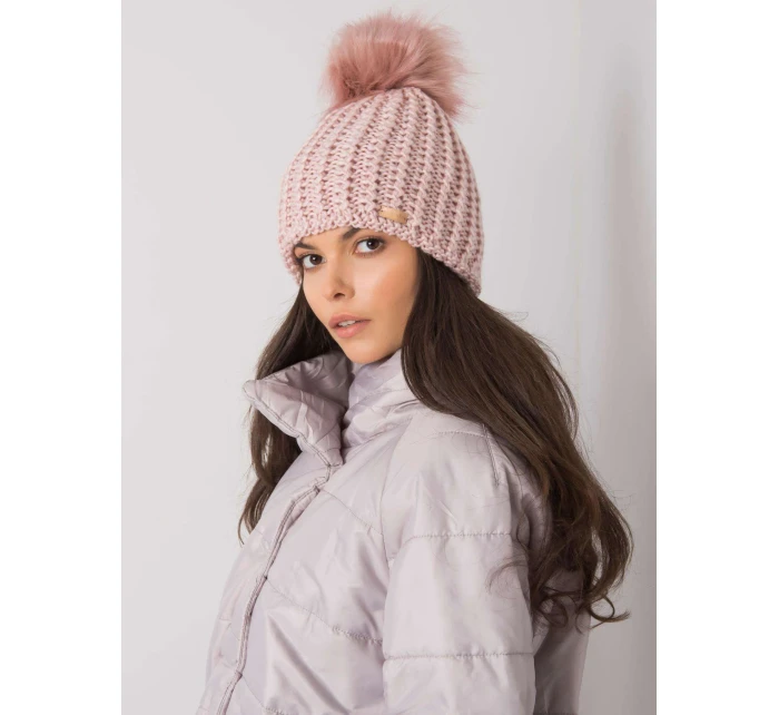 Dámská čepice JK CZ 33 cap.17 světle růžová