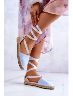 Dámské elegantní espadrilky Big Star - světle modré