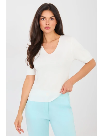 Svetr s krátkým rukávem  model 224000 Factory Price