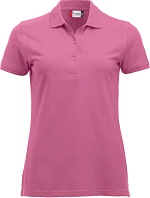 Clique Classic Marion S/S Dámské piqué polo z těžké bavlny 67.8246 bright pink