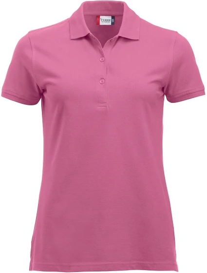 Clique Classic Marion S/S Dámské piqué polo z těžké bavlny 67.8246 bright pink Clique Classic Marion S/S Dámské piqué polo z těžké bavlny 67.8246 bright pink