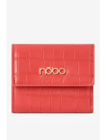 Dámská Malá Peněženka Z Kůže Vzor  Červená model 21644745 - NOBO