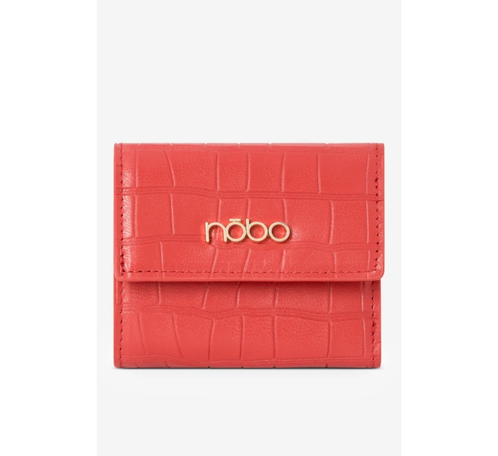 Dámská Malá Peněženka Z Kůže Vzor  Červená model 21644745 - NOBO