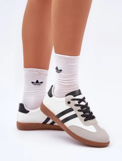 Nízké Tenisky Dámské Bílá-Černá Loredis