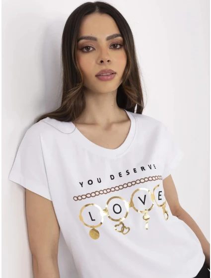 T shirt CLM TS model 21094446 biały - FPrice