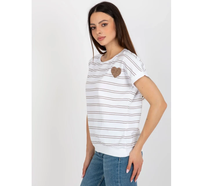 Halenka RV BZ 8619.94 bílo-hnědá Halenka RV BZ 8619.94 bílo-hnědá