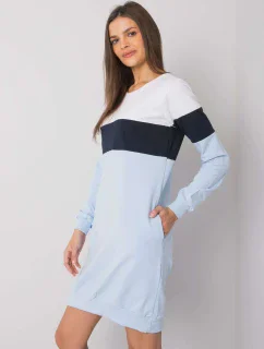 Dámské šaty RV SK 5869.04 bílé a modré