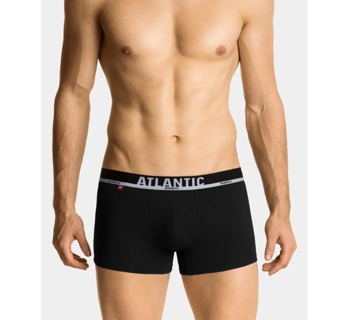 Pánské sportovní boxerky ATLANTIC - černé Pánské sportovní boxerky ATLANTIC - černé