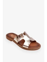 Dámské sandály s ozdobnými výřezy zlato Emily Dámské sandály s ozdobnými výřezy zlato Emily