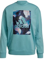 Pánská mikina uforu W GS3893 tyrkysová - Adidas