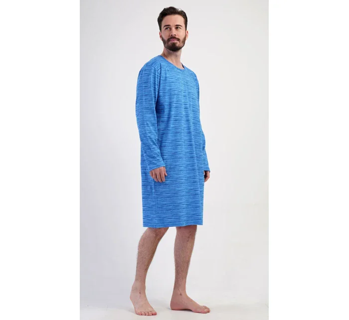 Pánská noční košile s dlouhým rukávem Sebastian Pánská noční košile s dlouhým rukávem Sebastian