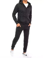 FashionStreet pánské tmavě šedé tepláky AX0536